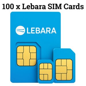 100 x Lebara SIM Cards