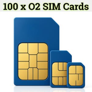 100 x O2 SIM Cards