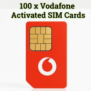 100 x Vodafone Activated SIM Cards
