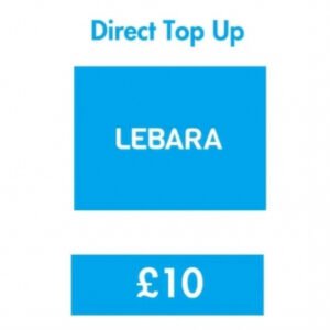 Lebara £10 Direct Top Up Online