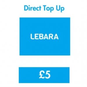 Lebara £5 Direct Top Up Online