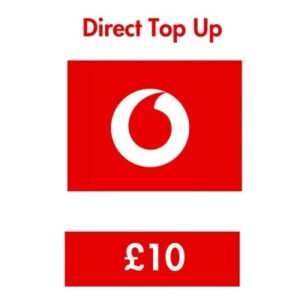 Vodafone £10 Direct Top Up Online